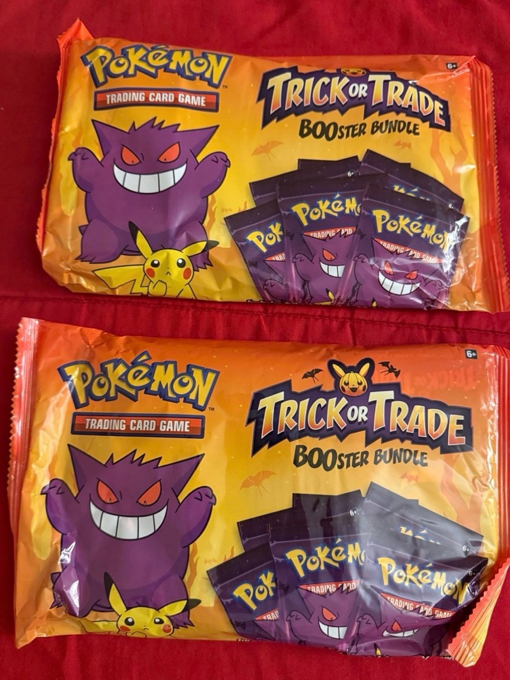 Pokemon Trick or Trade Booster Bundle - Orange & Purple Packaging